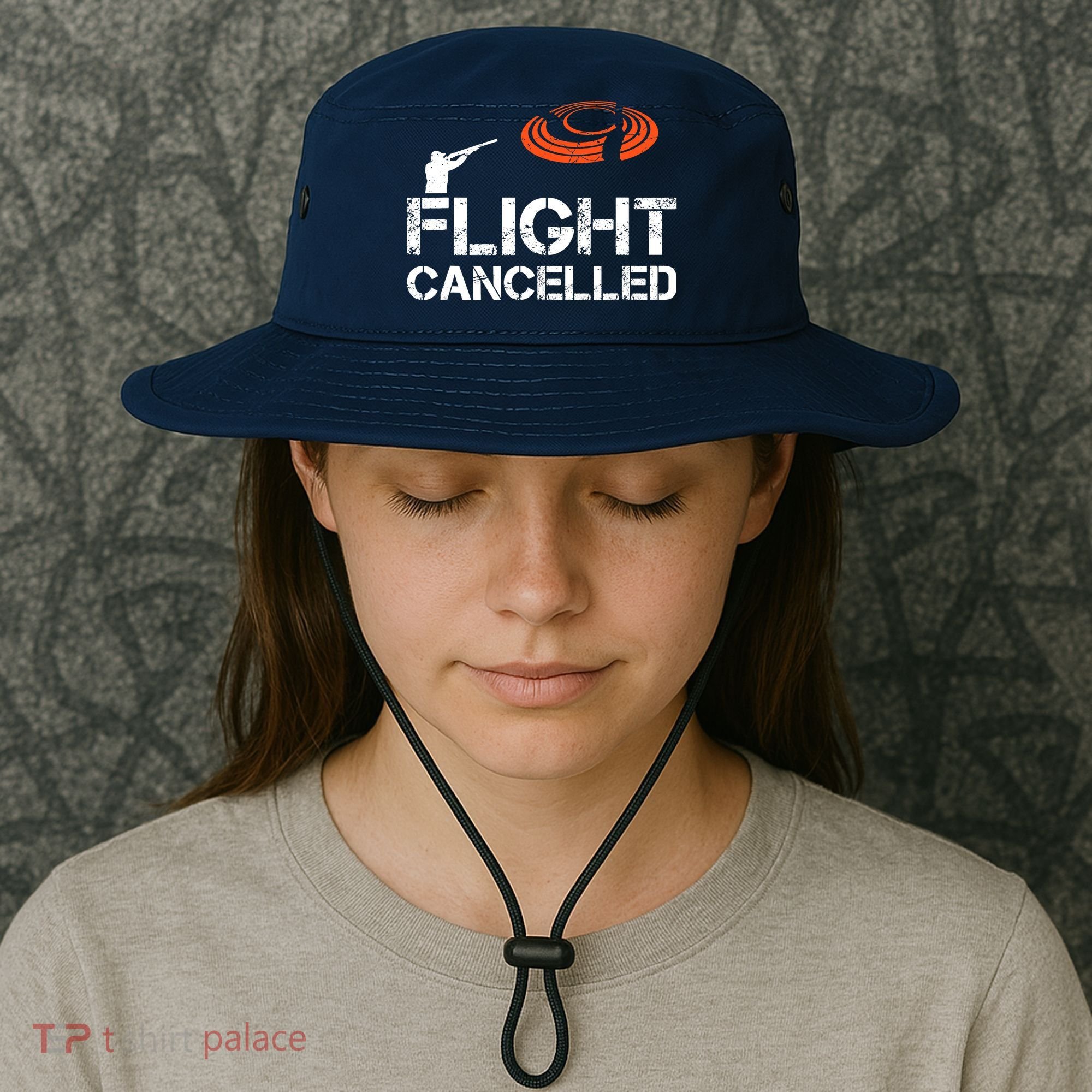 Flight Cancelled Clay Shooting Skeet Trap Shooting Bucket Hat