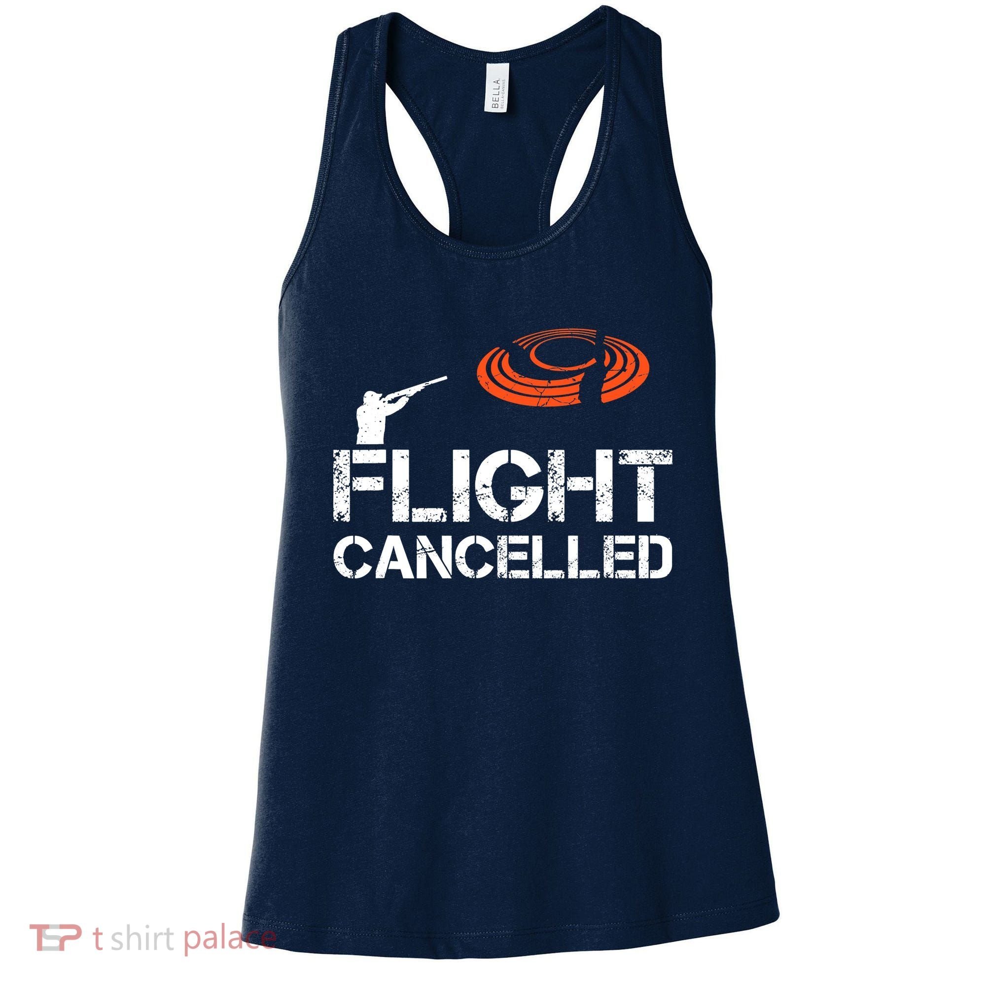Flight Cancelled Clay Shooting Skeet Trap Shooting Women's Tank Top