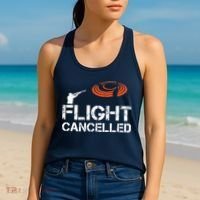 Flight Cancelled Clay Shooting Skeet Trap Shooting Women's Tank Top thumb 2