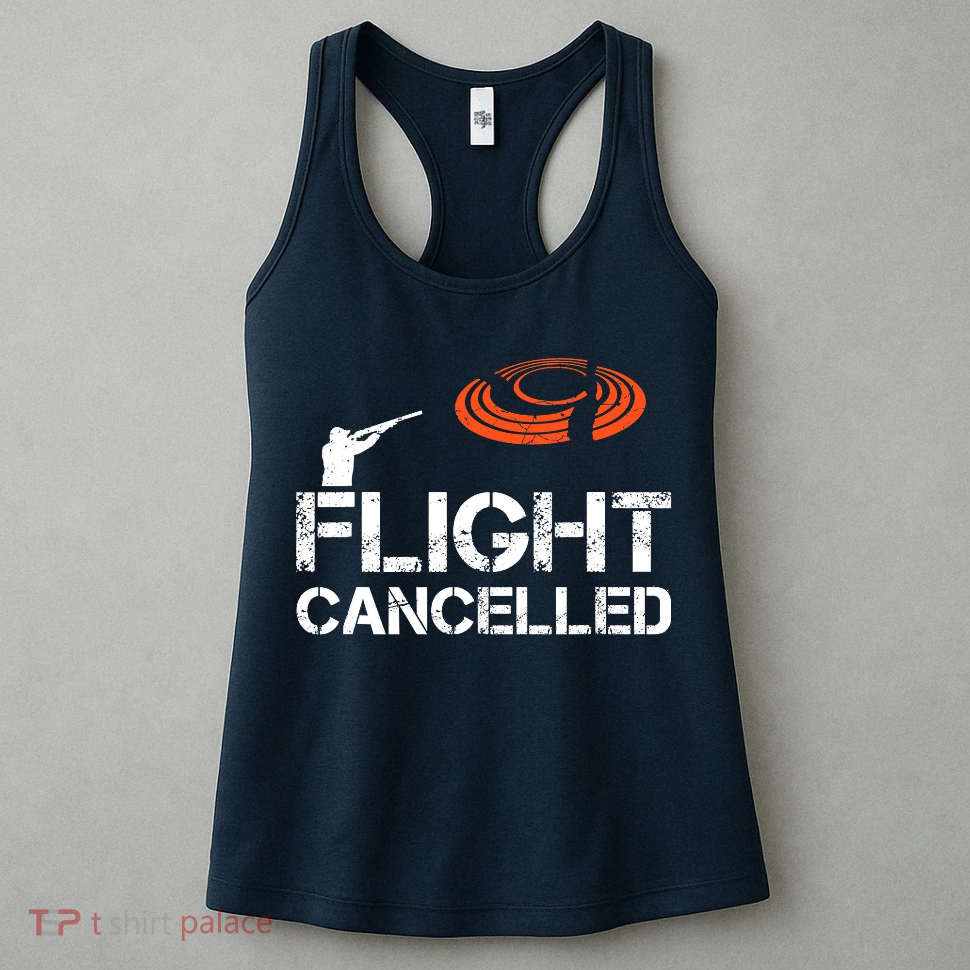 Flight Cancelled Clay Shooting Skeet Trap Shooting Women's Tank Top