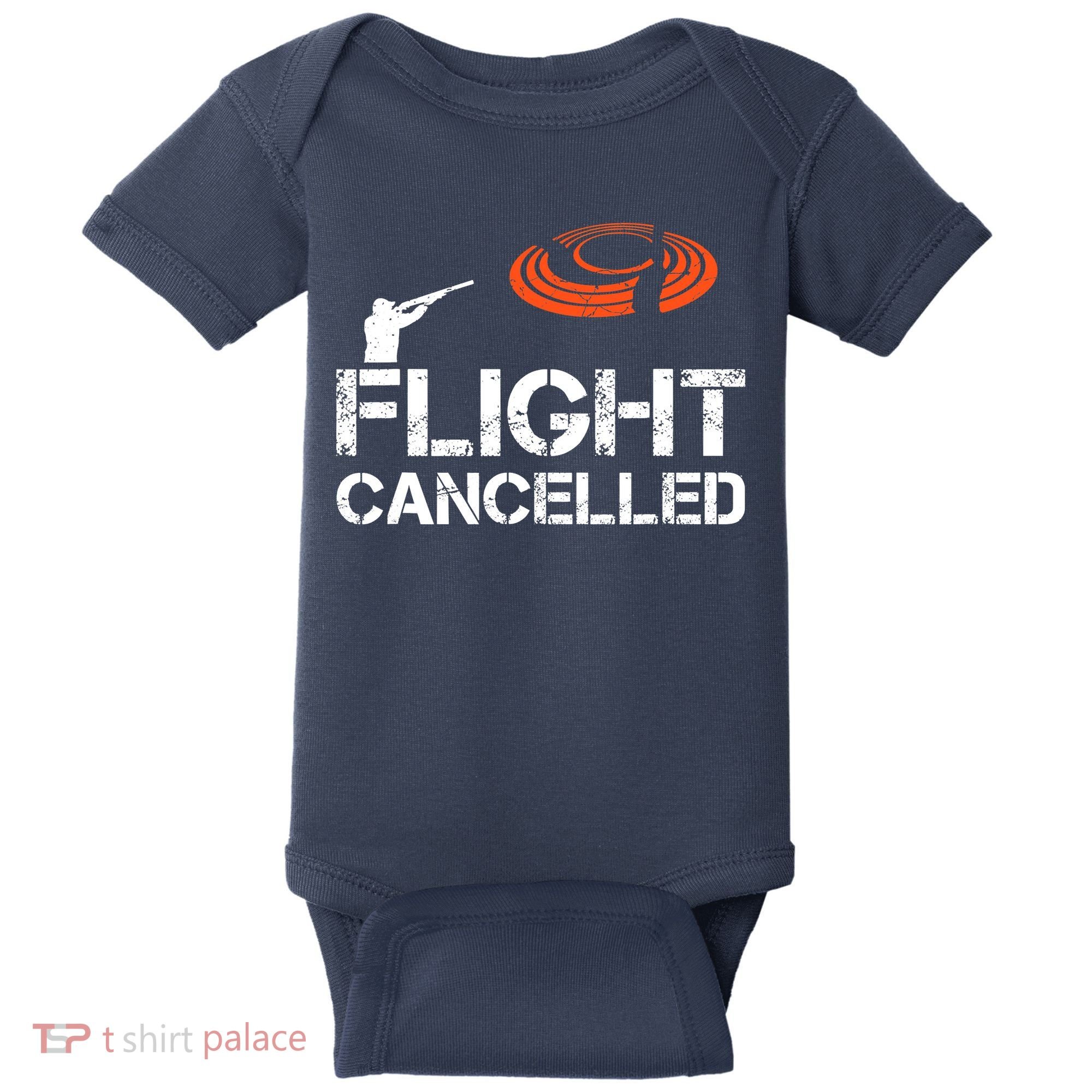 Flight Cancelled Clay Shooting Skeet Trap Shooting Baby Bodysuit