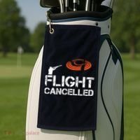 Flight Cancelled Clay Shooting Skeet Trap Shooting Golf Towel thumb 2