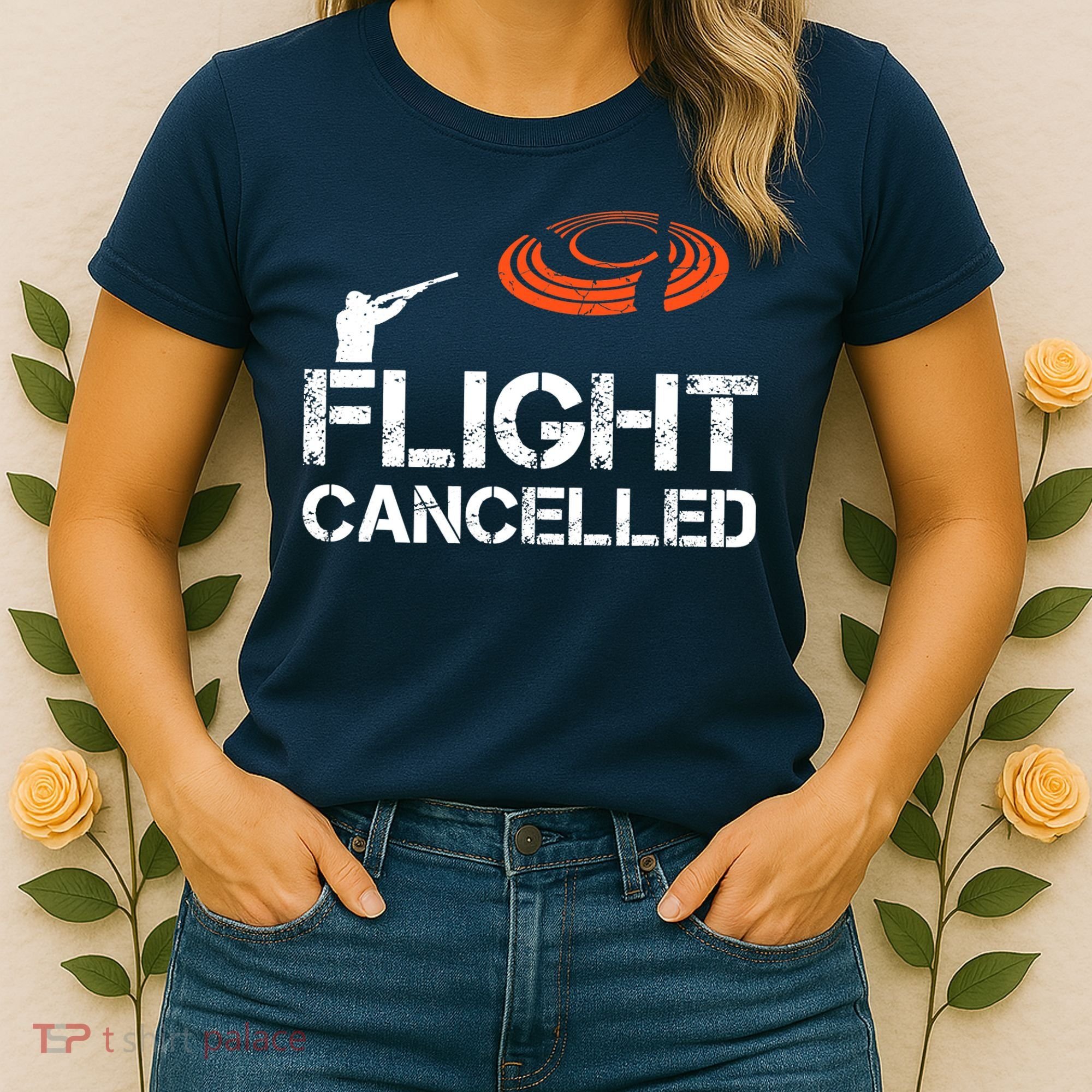 Flight Cancelled Clay Shooting Skeet Trap Shooting Women's T-Shirt