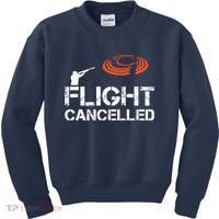 Flight Cancelled Clay Shooting Skeet Trap Shooting Kids Sweatshirt thumb 0