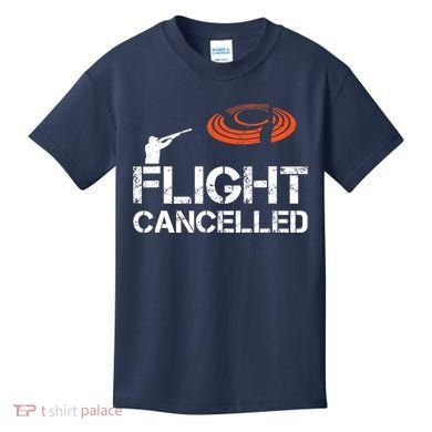 Flight Cancelled Clay Shooting Skeet Trap Shooting Kids T-Shirt