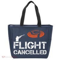 Flight Cancelled Clay Shooting Skeet Trap Shooting Tote Bag thumb 0