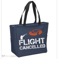 Flight Cancelled Clay Shooting Skeet Trap Shooting Tote Bag thumb 2