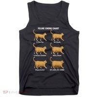 Feline Chonk Cat Chart Funny Cat Meme Oh Lawd He Comin Tank Top thumb 0