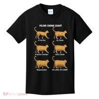 Feline Chonk Cat Chart Funny Cat Meme Oh Lawd He Comin Kids T-Shirt thumb 0