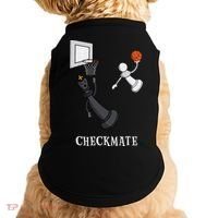 Funny Checkmate Chess Basketball Game Board King Pawn Piece Doggie Tank thumb 0