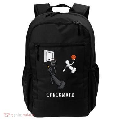 Funny Checkmate Chess Basketball Game Board King Pawn Piece Backpack