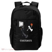 Funny Checkmate Chess Basketball Game Board King Pawn Piece Backpack thumb 0