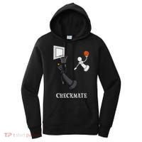 Funny Checkmate Chess Basketball Game Board King Pawn Piece Women's Hoodie thumb 0