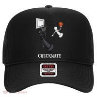 Funny Checkmate Chess Basketball Game Board King Pawn Piece Hat thumb 0