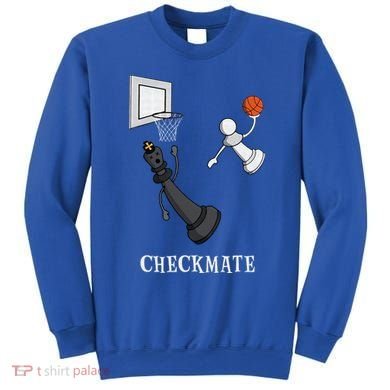 Funny Checkmate Chess Basketball Game Board King Pawn Piece Sweatshirt