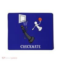 Funny Checkmate Chess Basketball Game Board King Pawn Piece Mousepad thumb 0