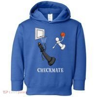 Funny Checkmate Chess Basketball Game Board King Pawn Piece Toddler Hoodie thumb 0
