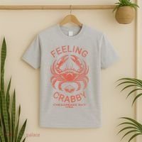 Feeling Crabby Chesapeake Vintage Beach Summer Bay Crab Boat T-Shirt thumb 2
