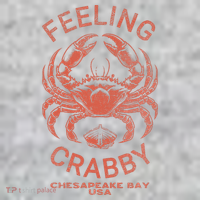 Feeling Crabby Chesapeake Vintage Beach Summer Bay Crab Boat T-Shirt thumb 7