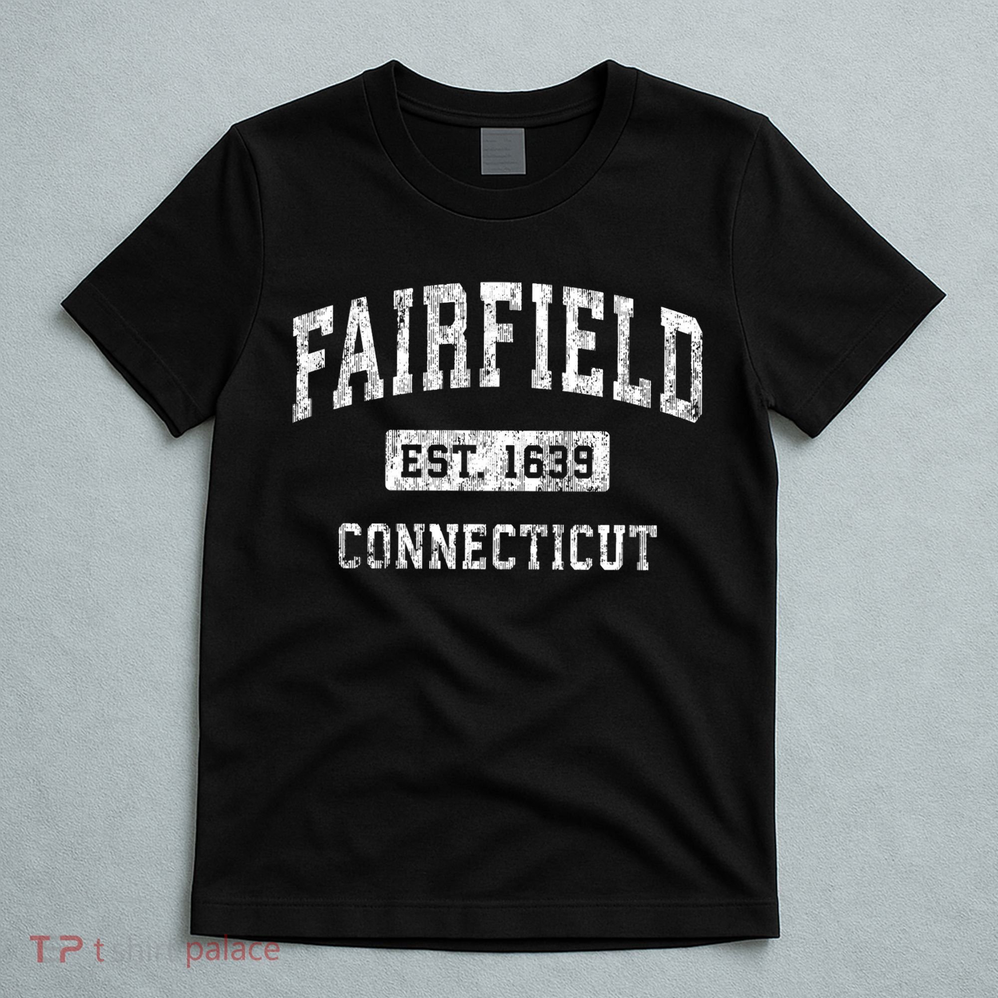 Fairfield Connecticut Ct Vintage Established Sports T-Shirt