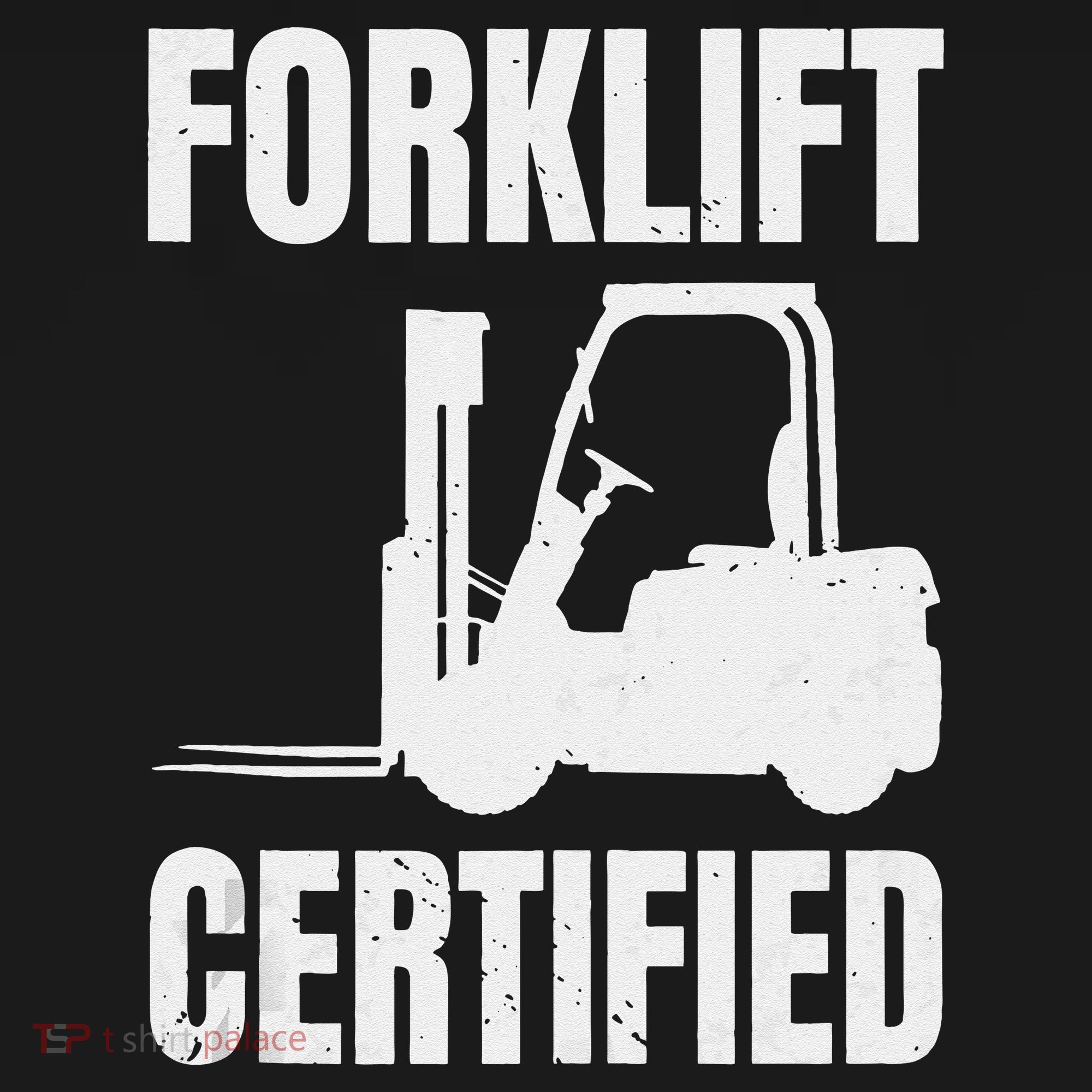 Forklift Certified Certified Forklift Driver Lift Truck Mousepad
