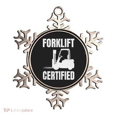 Forklift Certified Certified Forklift Driver Lift Truck Ornament