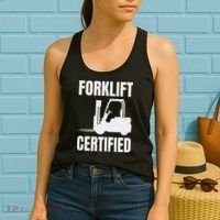 Forklift Certified Certified Forklift Driver Lift Truck Women's Tank Top thumb 2