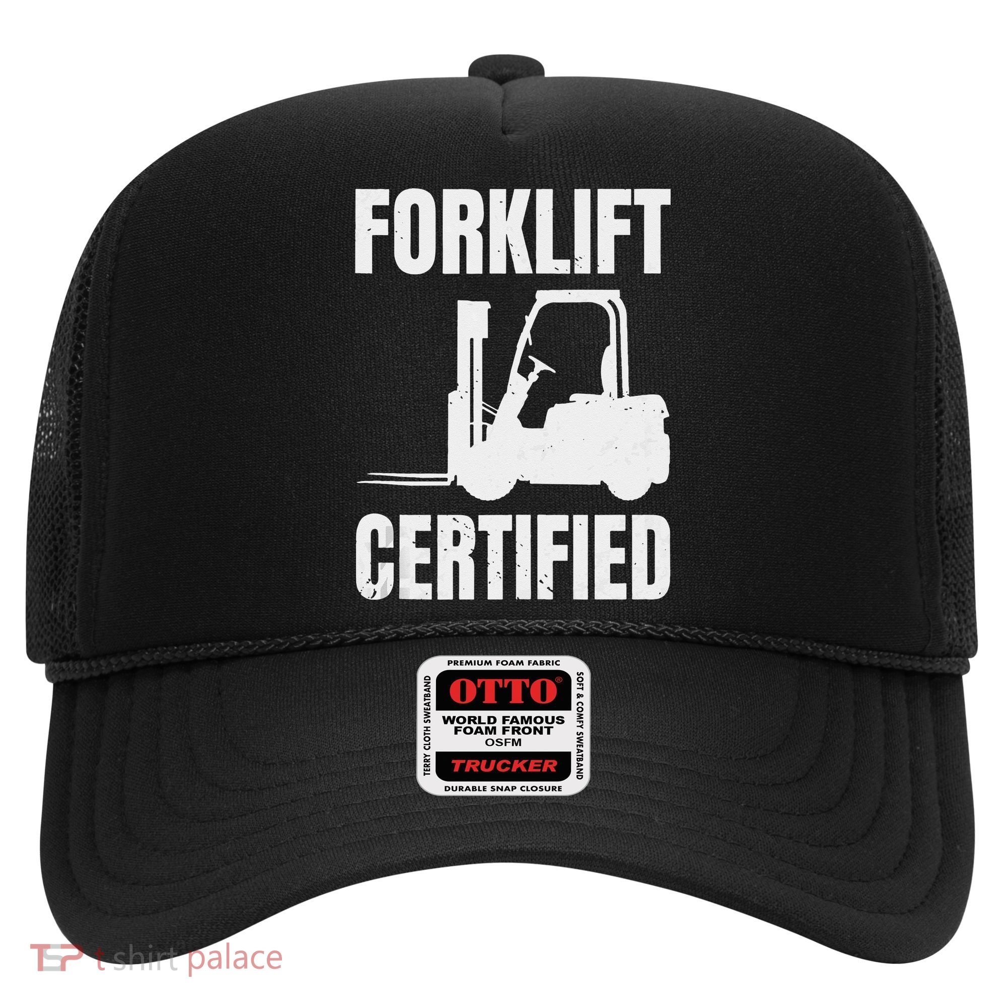 Forklift Certified Certified Forklift Driver Lift Truck Hat