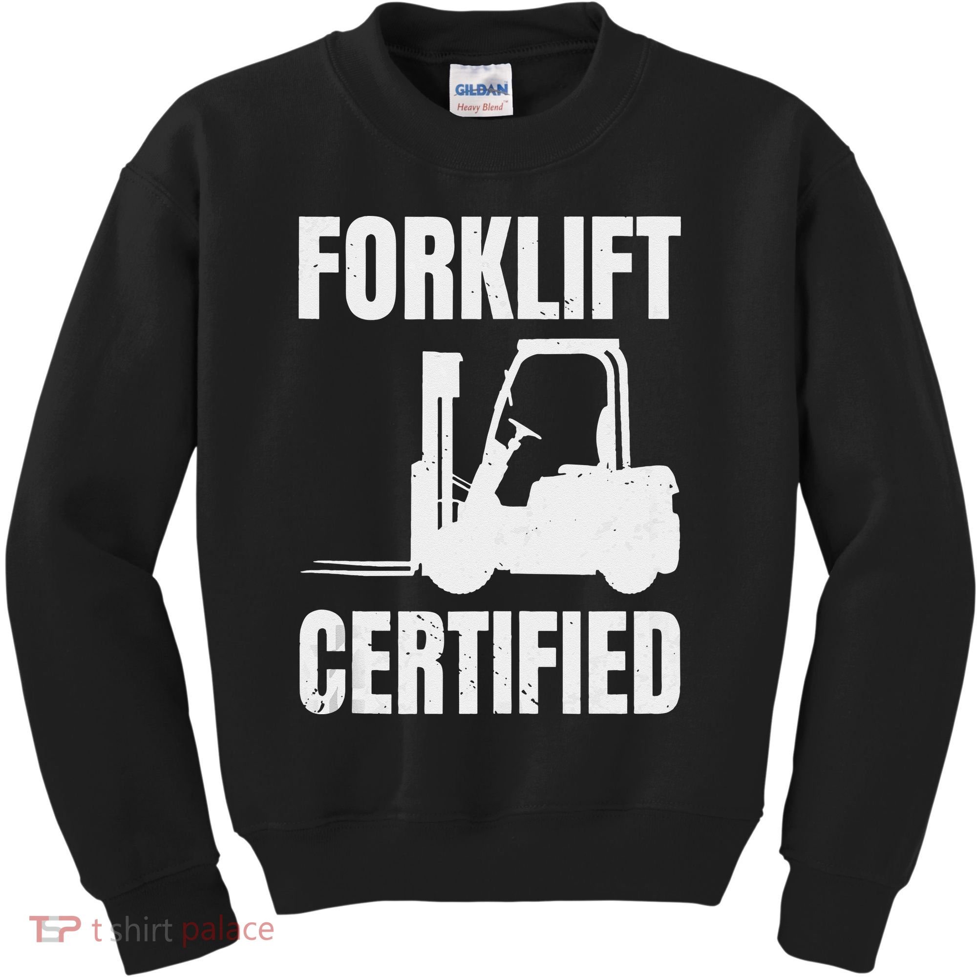 Forklift Certified Certified Forklift Driver Lift Truck Kids Sweatshirt