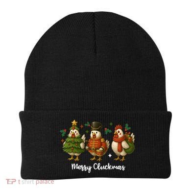 Funny Christmas Chicken Merry Cluckmas Beanie