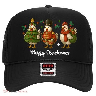 Funny Christmas Chicken Merry Cluckmas Hat