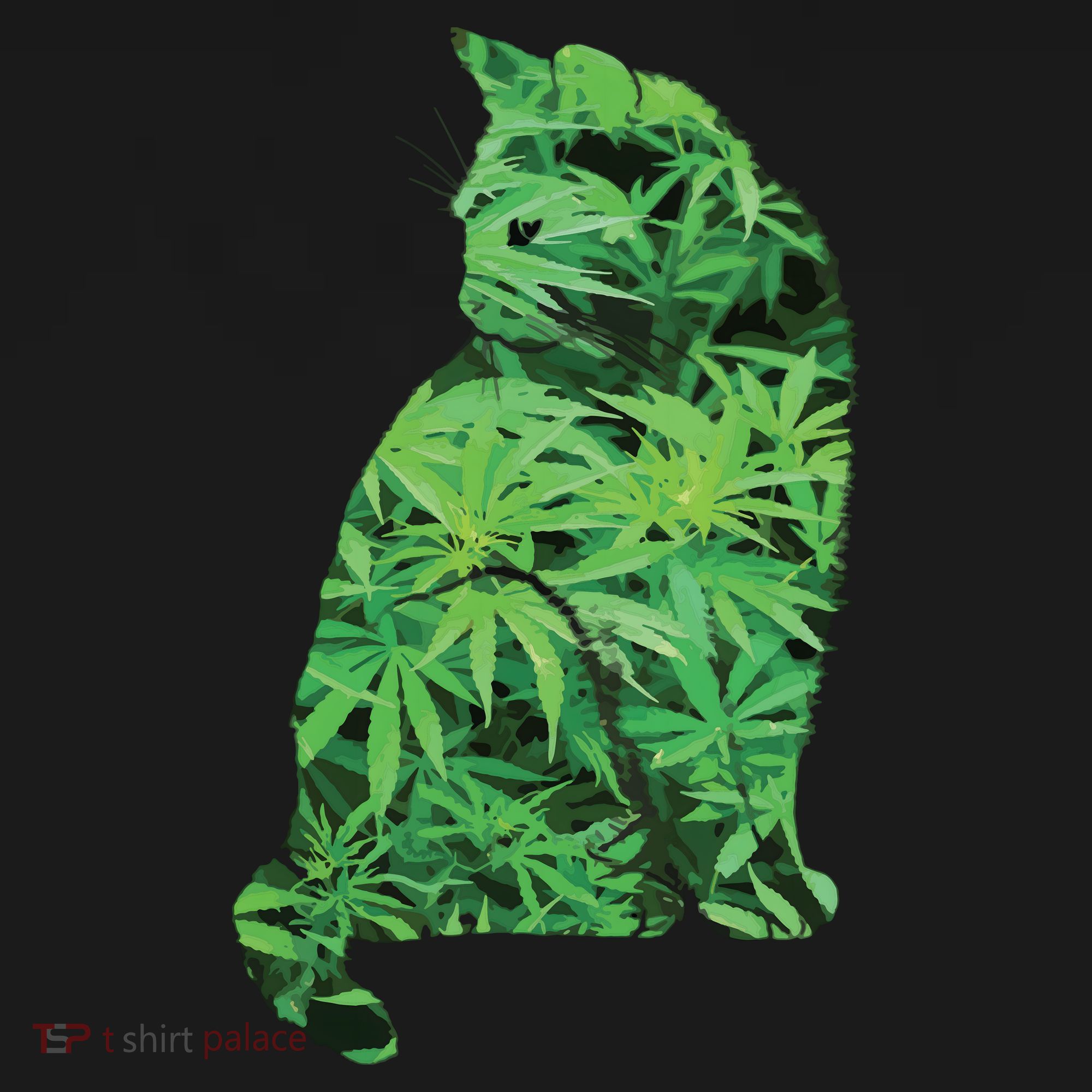 Funny Cannabis & Cat Lover Marijuana Weed Smoker Art Backpack