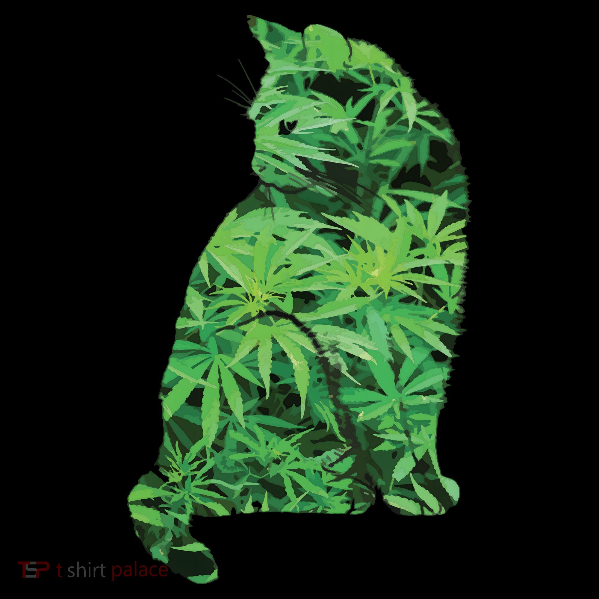 Funny Cannabis & Cat Lover Marijuana Weed Smoker Art Coffee Mug