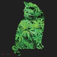 Funny Cannabis & Cat Lover Marijuana Weed Smoker Art Tumbler thumb 3