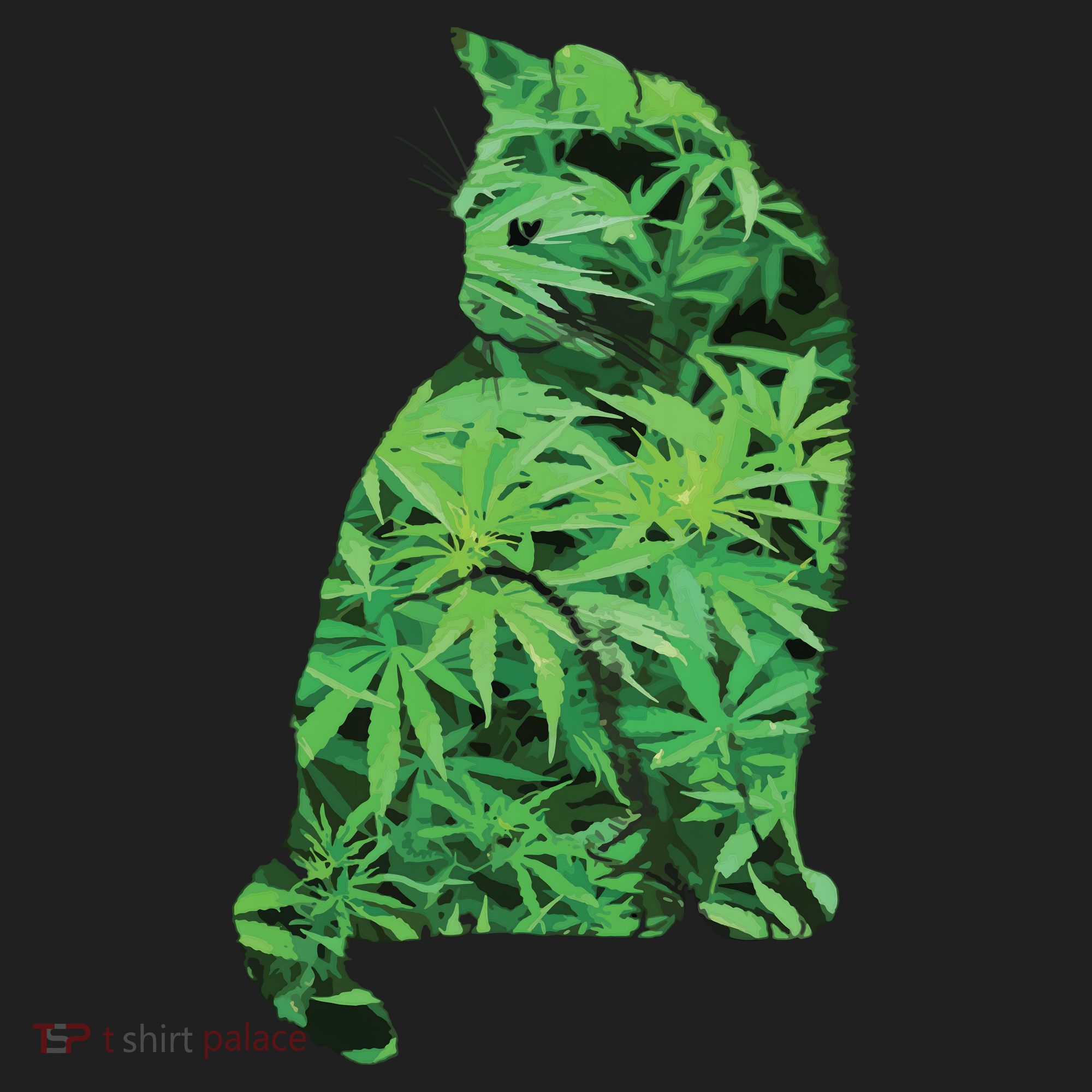 Funny Cannabis & Cat Lover Marijuana Weed Smoker Art Tumbler