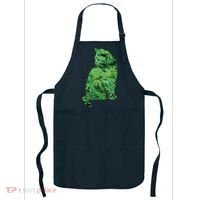 Funny Cannabis & Cat Lover Marijuana Weed Smoker Art Apron thumb 0