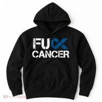 Fuck Cancer Colon Cancer Support Gift Hoodie thumb 0