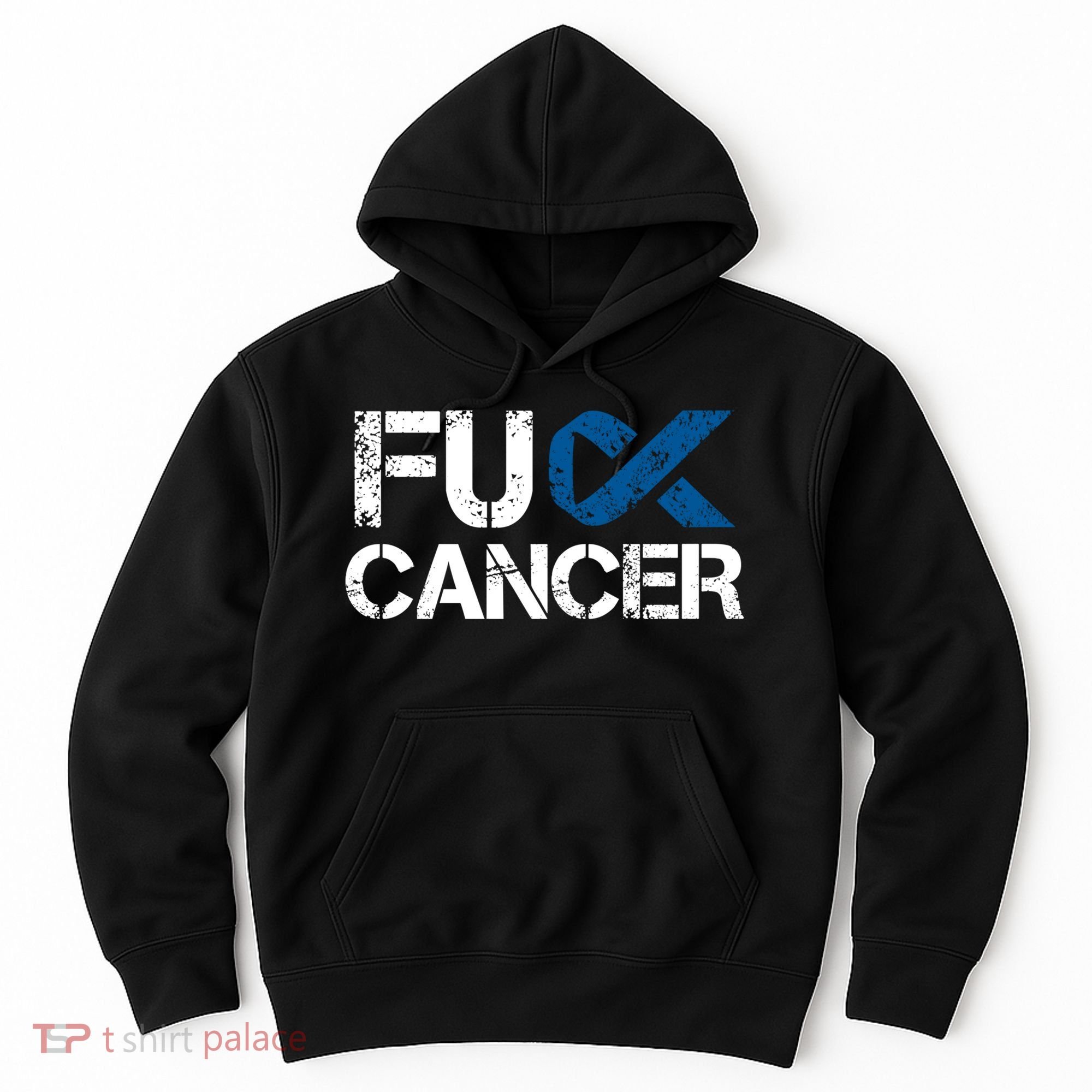 Fuck Cancer Colon Cancer Support Gift Hoodie