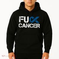 Fuck Cancer Colon Cancer Support Gift Hoodie thumb 2