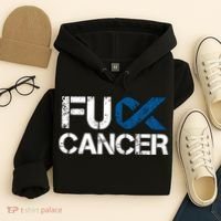 Fuck Cancer Colon Cancer Support Gift Hoodie thumb 4