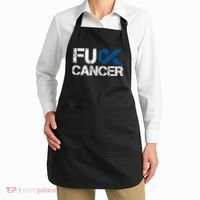 Fuck Cancer Colon Cancer Support Gift Apron thumb 2
