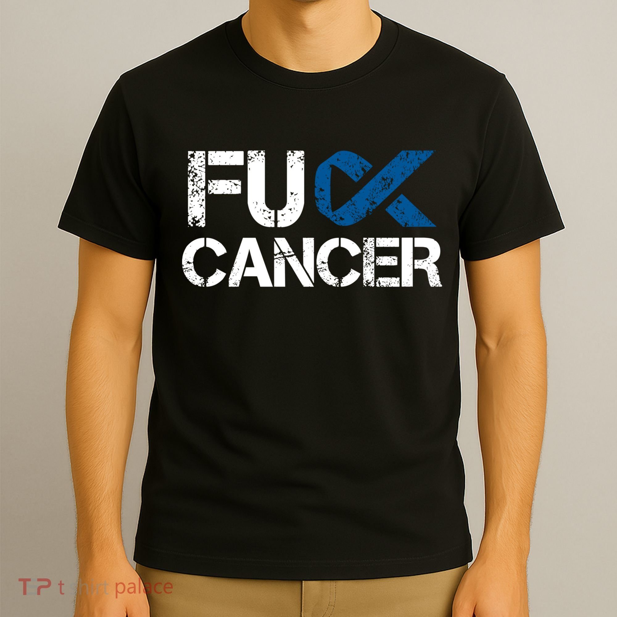 Fuck Cancer Colon Cancer Support Gift T-Shirt