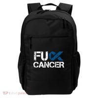 Fuck Cancer Colon Cancer Support Gift Backpack thumb 0