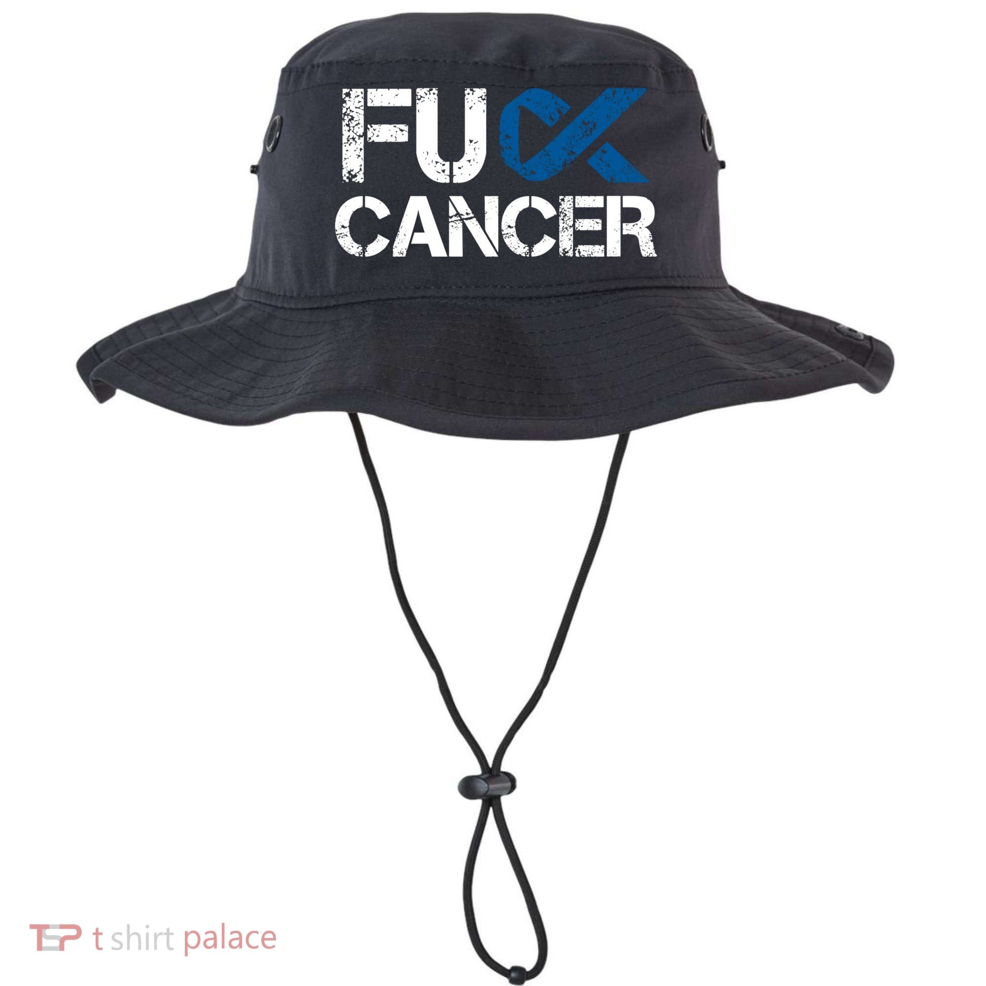 Fuck Cancer Colon Cancer Support Gift Bucket Hat