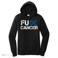 Fuck Cancer Colon Cancer Support Gift Women's Hoodie thumb 0