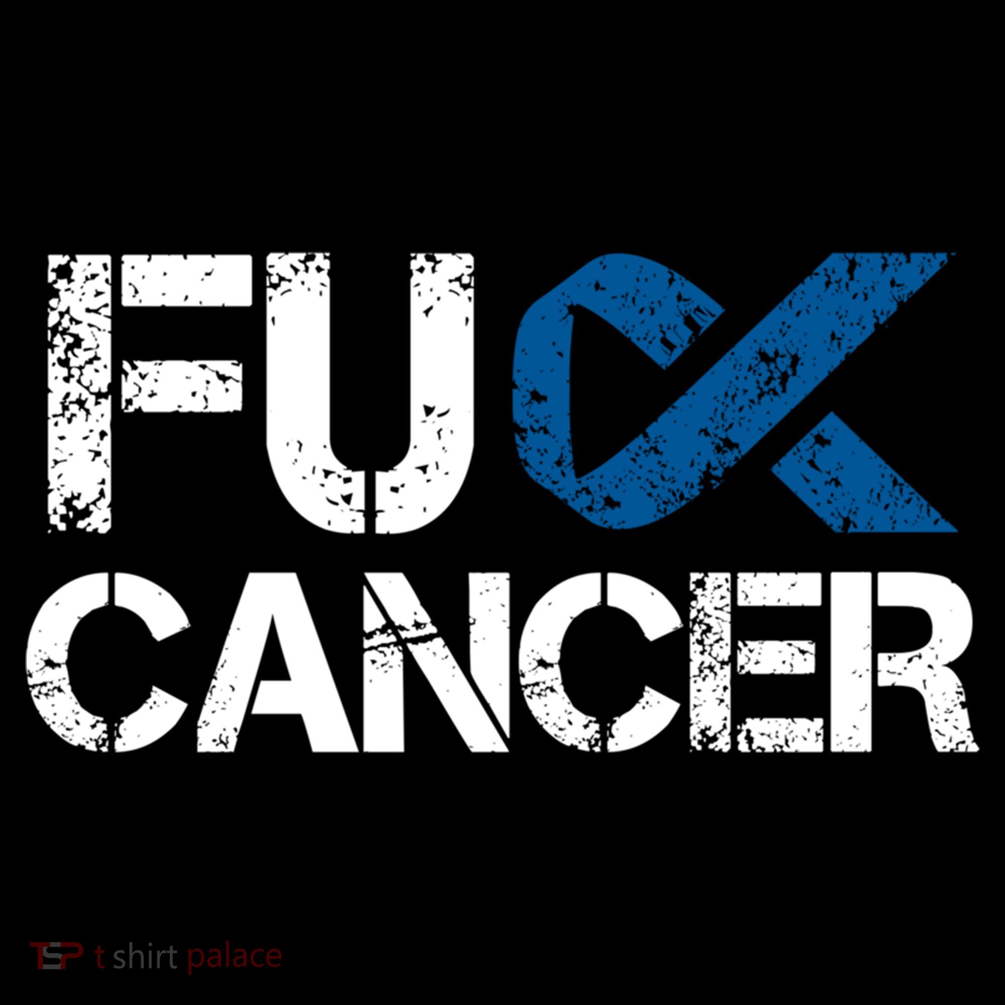 Fuck Cancer Colon Cancer Support Gift Women's Hoodie