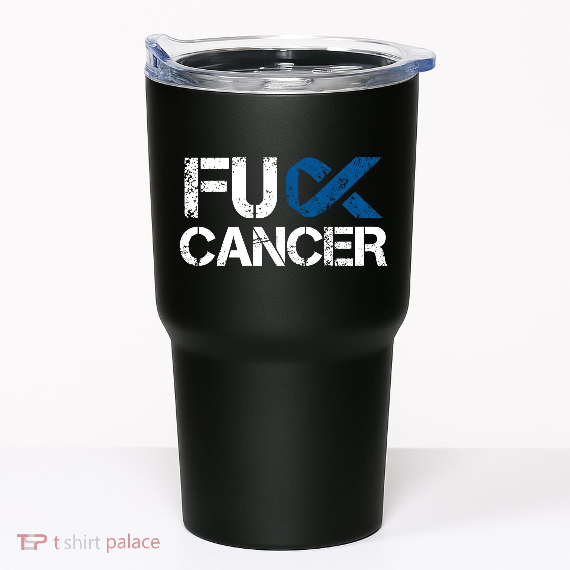 Fuck Cancer Colon Cancer Support Gift Tumbler