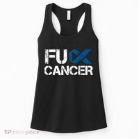 Fuck Cancer Colon Cancer Support Gift Women's Tank Top thumb 0