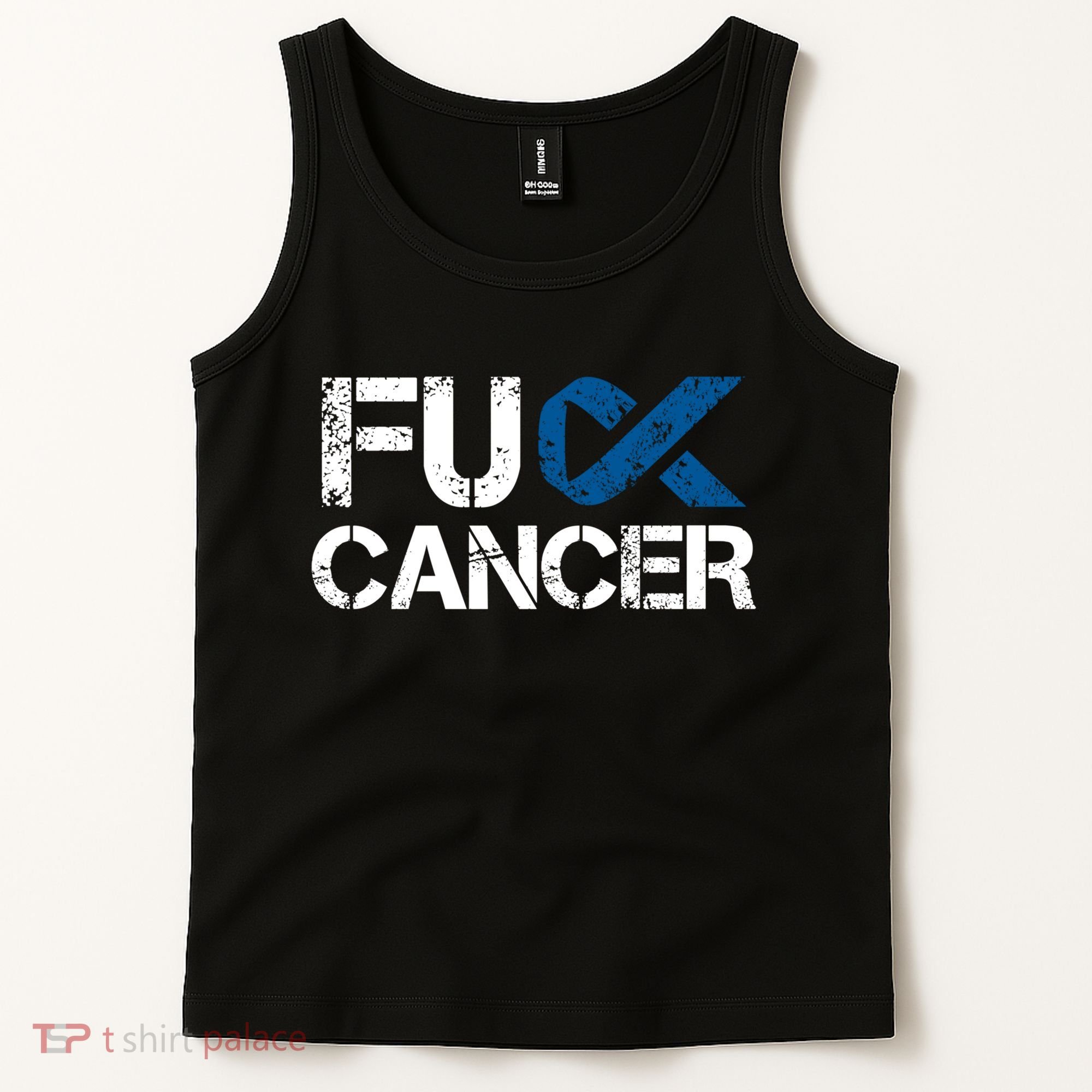 Fuck Cancer Colon Cancer Support Gift Tank Top