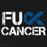 Fuck Cancer Colon Cancer Support Gift Kids Sweatshirt thumb 2